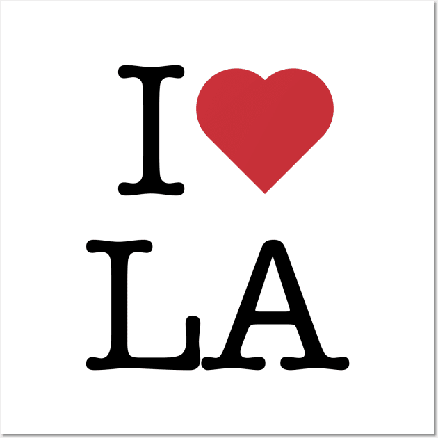 I love LA (Los Angeles) Wall Art by BK55